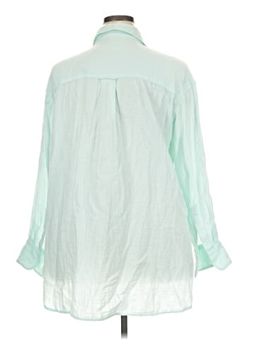 Lane Bryant 3/4 Sleeve Button-Down Shirt (view 2)