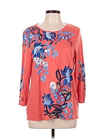 Chico's 3/4 Sleeve T-Shirt (view 1)