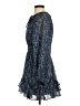 Aqua Tweed Blue Cocktail Dress Size S - photo 5
