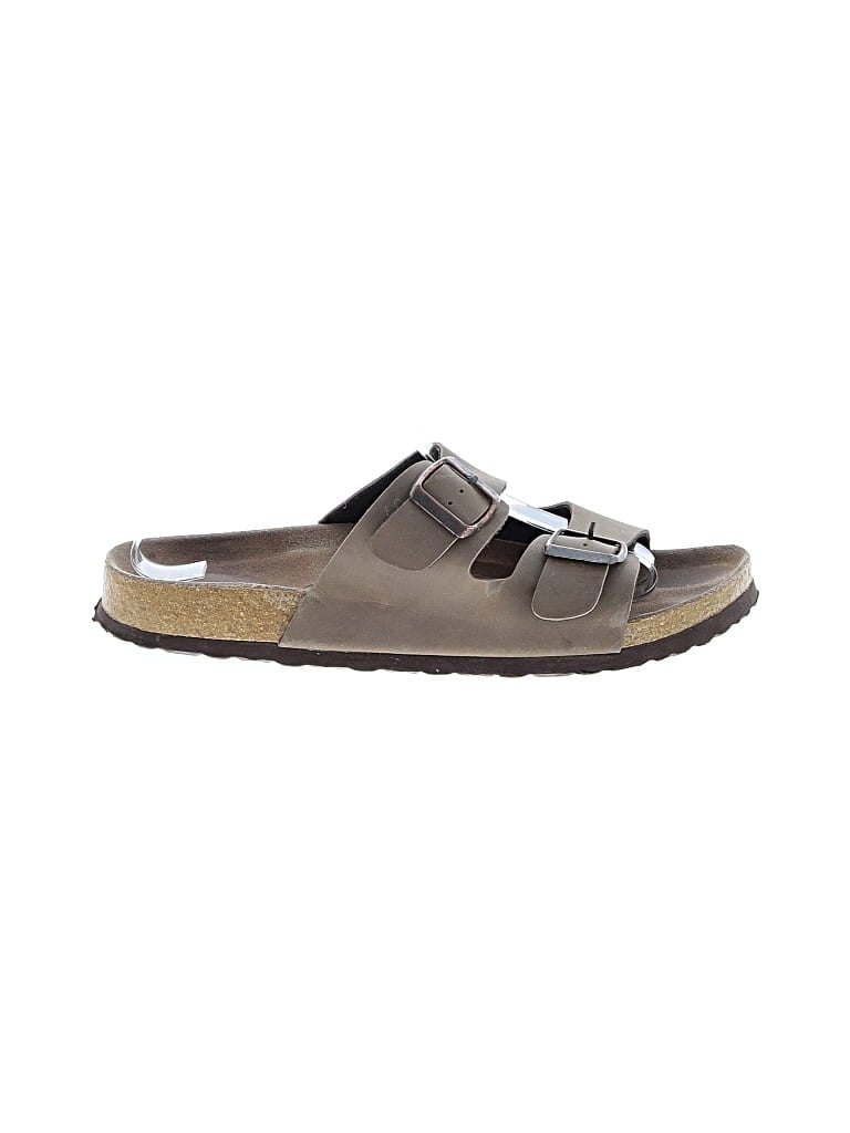 Pre-owned Cushionaire Sandals In Gray