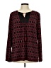 Susan Graver Red Long Sleeve Blouse Size L - photo 1