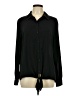 Susan Graver Black Long Sleeve Blouse Size 12 - photo 1