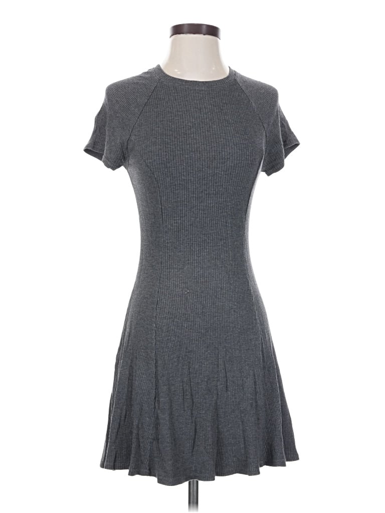 Pre-owned Bdg Casual Dress In Gray