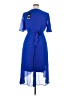 DKNY 100% Polyester Blue Cocktail Dress Size 14 - photo 2