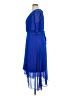 DKNY 100% Polyester Blue Cocktail Dress Size 14 - photo 5