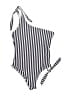 Unbranded Stripes Ivory One Piece Swimsuit Size S - photo 1