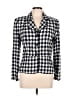 Jessica Howard 100% Polyester Houndstooth Ivory Blazer Size 10 - photo 1