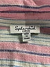 Splendid Stripes Pink Short Sleeve Button-Down Shirt Size L - photo 7