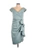 Xscape Teal Cocktail Dress Size 12 - photo 1