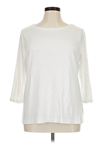 Croft & Barrow 3/4 Sleeve T-Shirt (view 1)