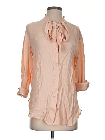 Theory 3/4 Sleeve Silk Top (view 1)