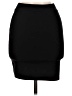 JustOne Solid Black Casual Skirt Size 8 - photo 2