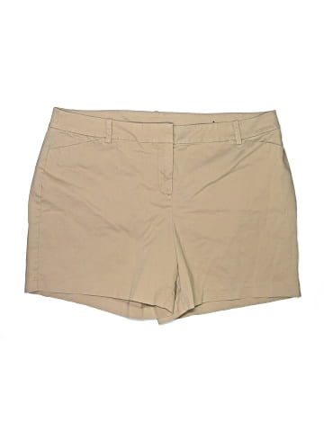 Lane Bryant Outlet Khaki Shorts (view 1)