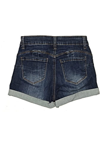 Wax Jean Denim Shorts (view 2)
