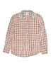 Crewcuts 100% Cotton Checkered-gingham Orange Long Sleeve Button-Down Shirt Size 12 - photo 1