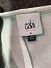 CAbi 100% Polyester White Sleeveless Blouse Size L - photo 4