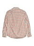 Crewcuts 100% Cotton Checkered-gingham Orange Long Sleeve Button-Down Shirt Size 12 - photo 2