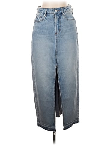 Rivete Denim Skirt (view 1)