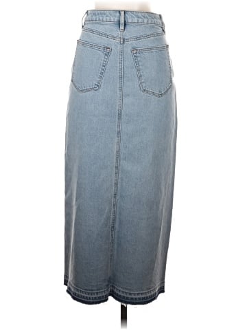 Rivete Denim Skirt (view 2)