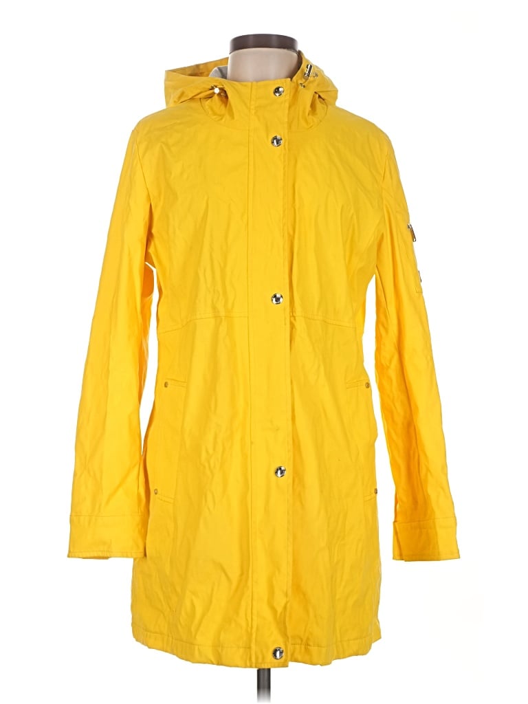 Pre-owned Sam Edelman Raincoat In Yellow