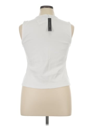 Tahari Sleeveless Button-Down Shirt (view 2)