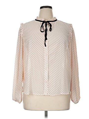 Adrianna Papell Long Sleeve Blouse (view 1)