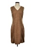 J. McLaughlin Solid Brown Casual Dress Size S - photo 1