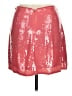 J.Crew Collection 100% Polyester Graphic Red Casual Skirt Size 8 - photo 2