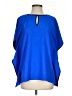 Calvin Klein Blue 3/4 Sleeve Blouse Size XS - photo 1