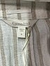 Garnet Hill 100% Linen Stripes Ivory Blazer Size S - photo 6