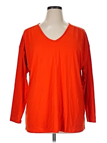Lane Bryant 3/4 Sleeve T-Shirt (view 1)