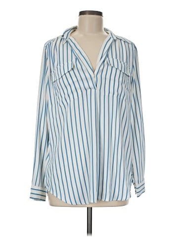 Ann Taylor Long Sleeve Blouse (view 1)