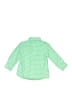 Crewcuts 100% Cotton Checkered-gingham Green Long Sleeve Button-Down Shirt Size 2 - photo 2