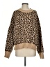 American Eagle Outfitters Animal Print Tan Pullover Sweater Size S - photo 1