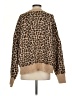 American Eagle Outfitters Animal Print Tan Pullover Sweater Size S - photo 2