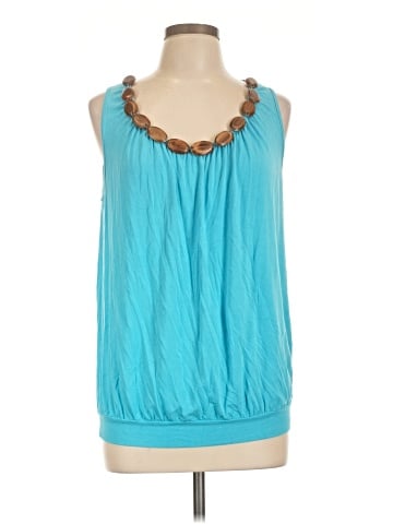 August Silk Sleeveless Blouse (view 1)