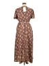 BLOOMCHIC 100% Polyester Paisley Brown Casual Dress Size 14 - 16 - photo 2