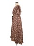 BLOOMCHIC 100% Polyester Paisley Brown Casual Dress Size 14 - 16 - photo 5