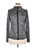 orange theory 100% Polyester Gray Track Jacket Size L - photo 1