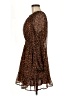 Old Navy 100% Polyester Animal Print Brown Casual Dress Size M - photo 5