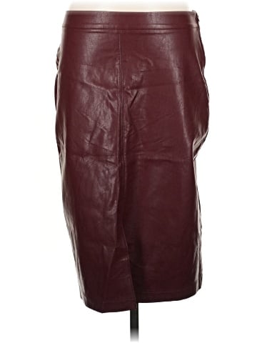Skies Are Blue Faux Leather Skirt (view 1)