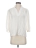 FRAME 100% Silk Ivory 3/4 Sleeve Silk Top Size S - photo 1