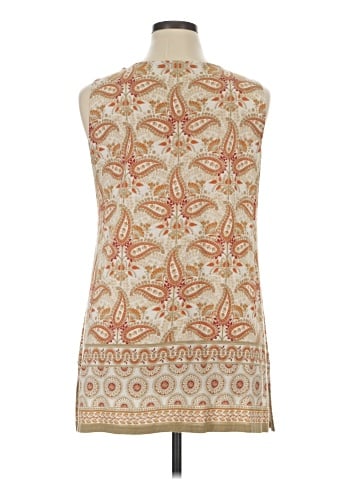 Rose + Olive Sleeveless Blouse (view 2)