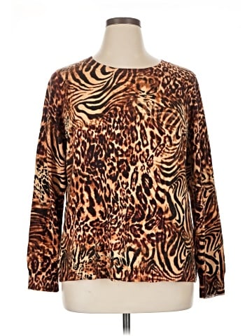 Attitudes by Renee Long Sleeve Blouse (view 1)