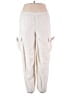 Divided by H&M 100% Polyamide Ivory Cargo Pants Size S - photo 1