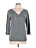 Kim Rogers 100% Acrylic Gray Pullover Sweater Size L - photo 1