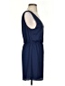TOBI 100% Polyester Solid Blue Casual Dress Size S - photo 4