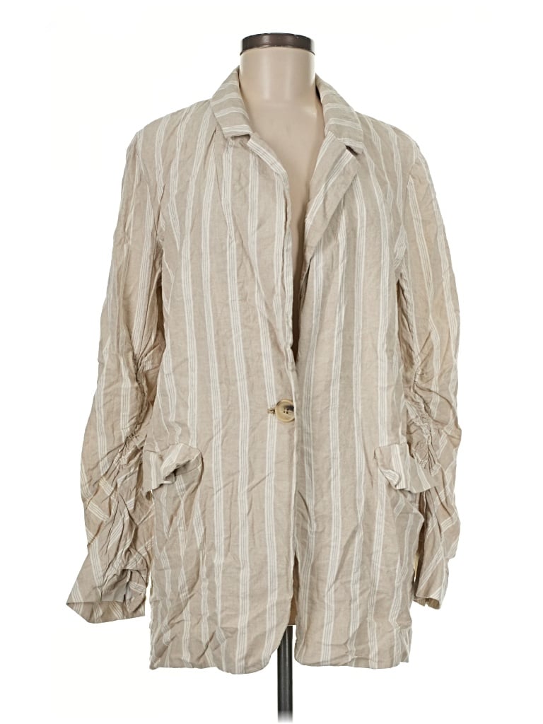 Pre-owned Free People Jacket In Ivory