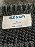 Old Navy 100% Cotton Solid Black Pullover Sweater Size XL - photo 7