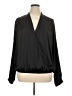 Old Navy 100% Polyester Black Long Sleeve Blouse Size XL (tall) - photo 1